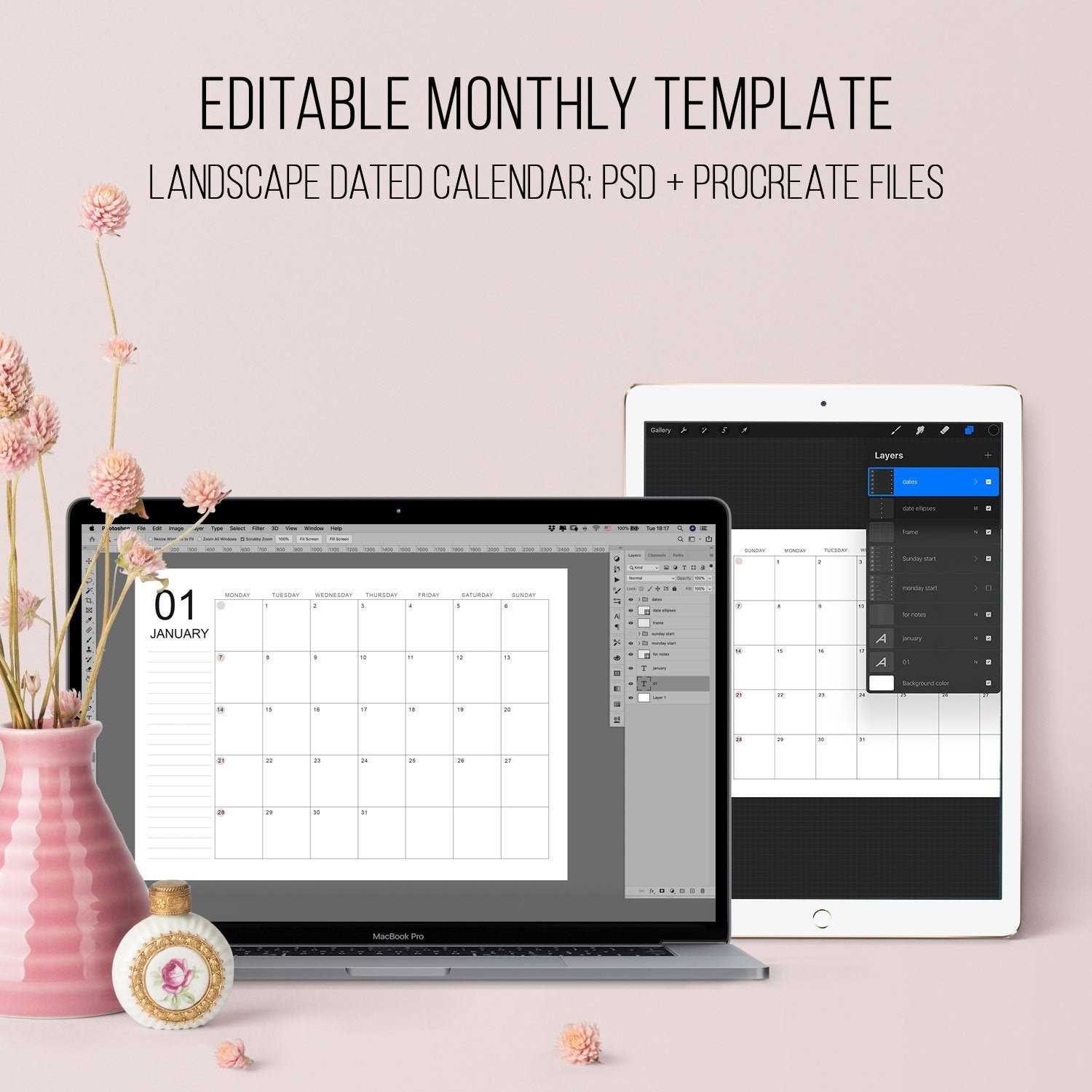 affinity publisher calendar template 2025