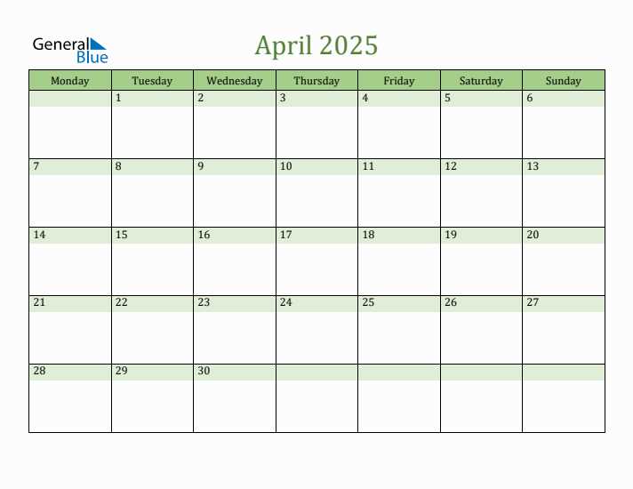 editable calendar template april 2025