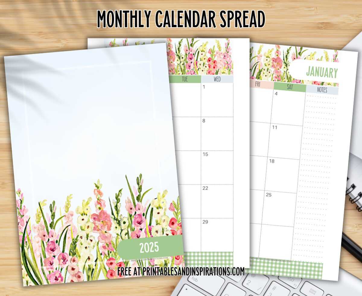 free calendar template 2025 free download