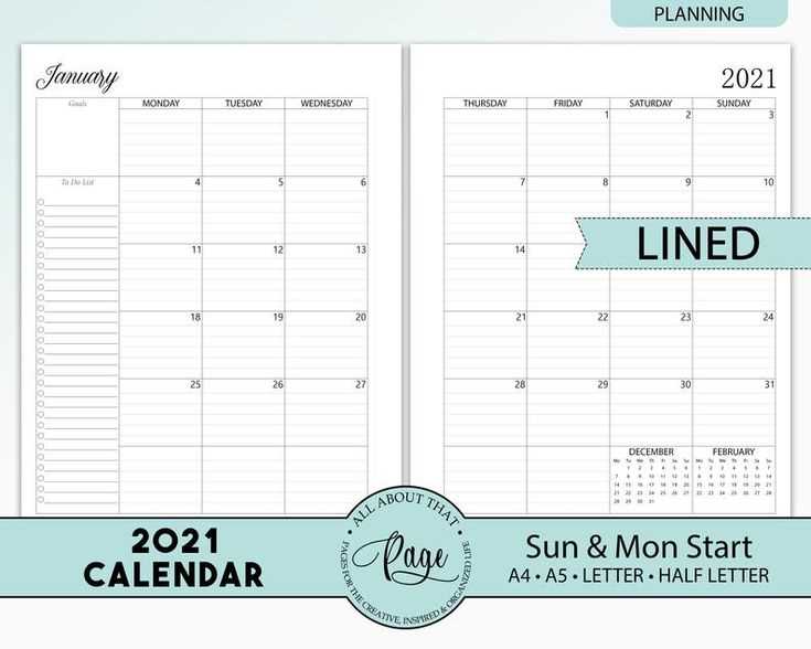 free 2 page monthly calendar template