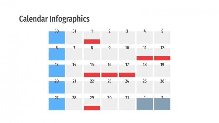 calendar presentation template