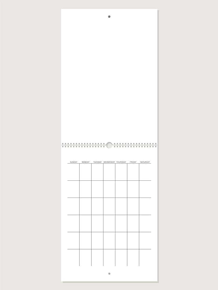 spiral bound calendar template