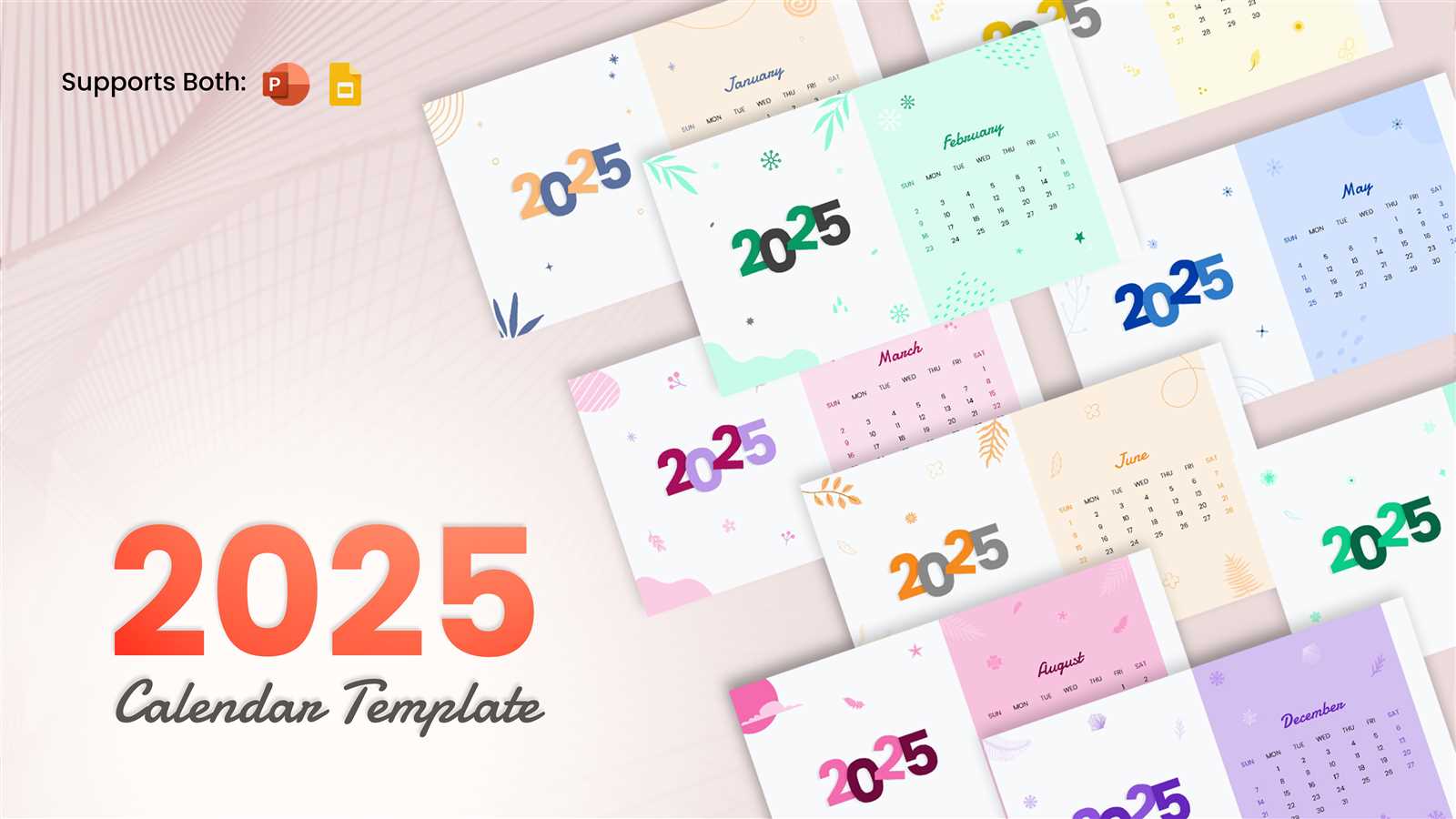 powerpoint 2025 calendar templates