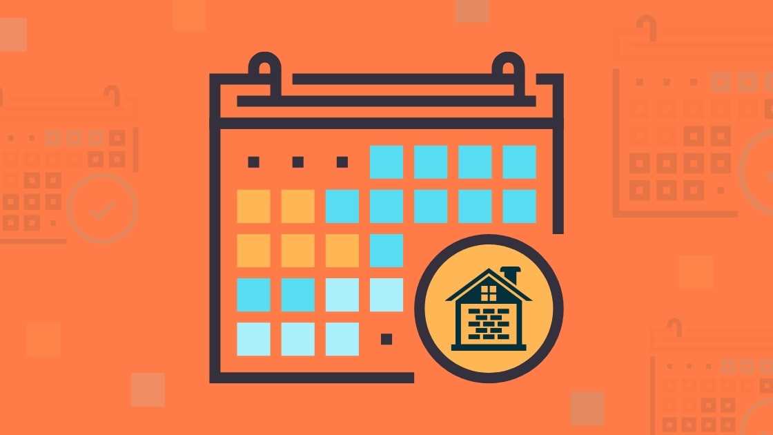 construction calendar template