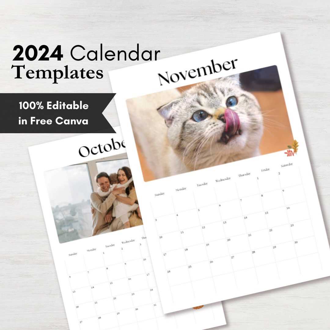 calendar template canva