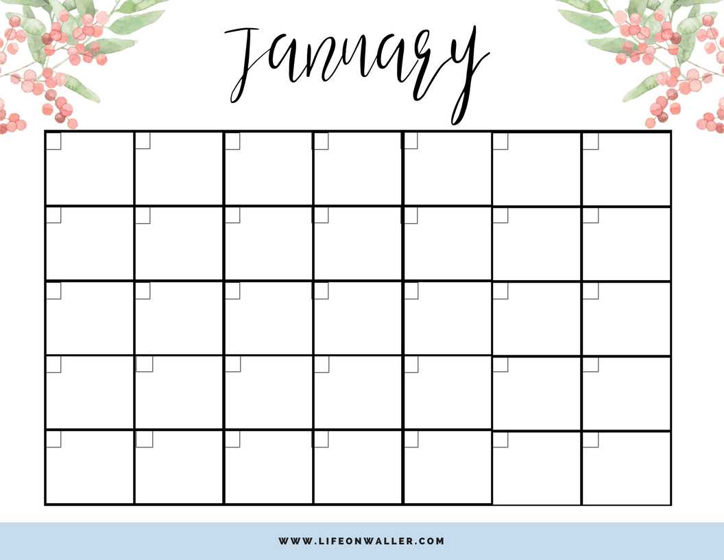 printable calendar templates free