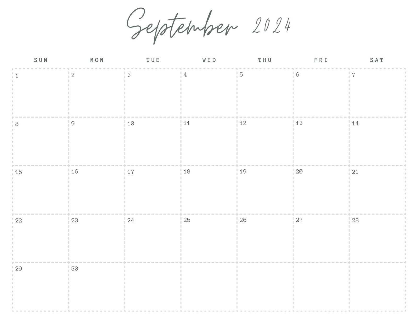 colorful calendar template